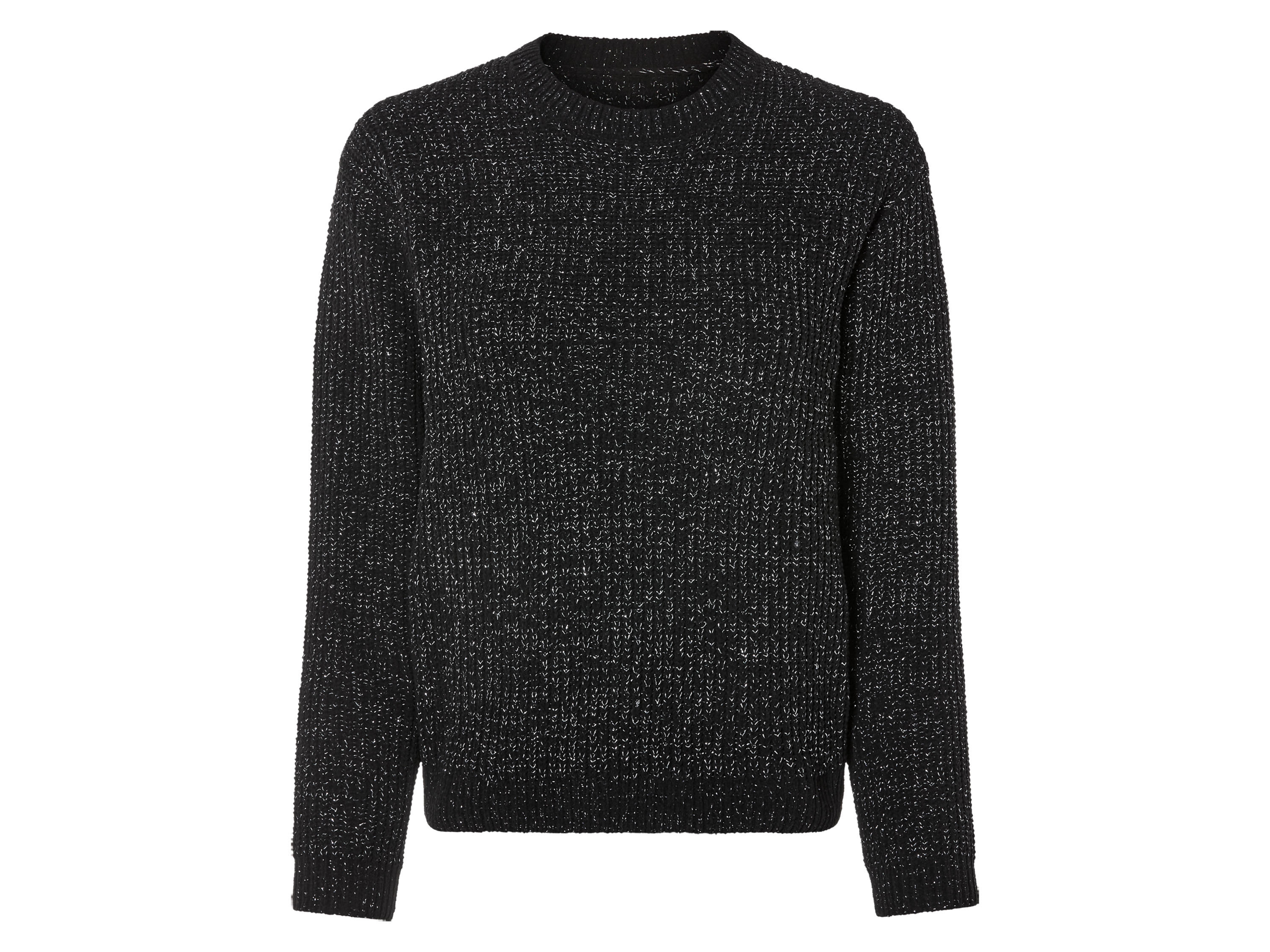 pepperts! Sweter dziewczęcy z błyszczącą nitką 158/164, Czarny