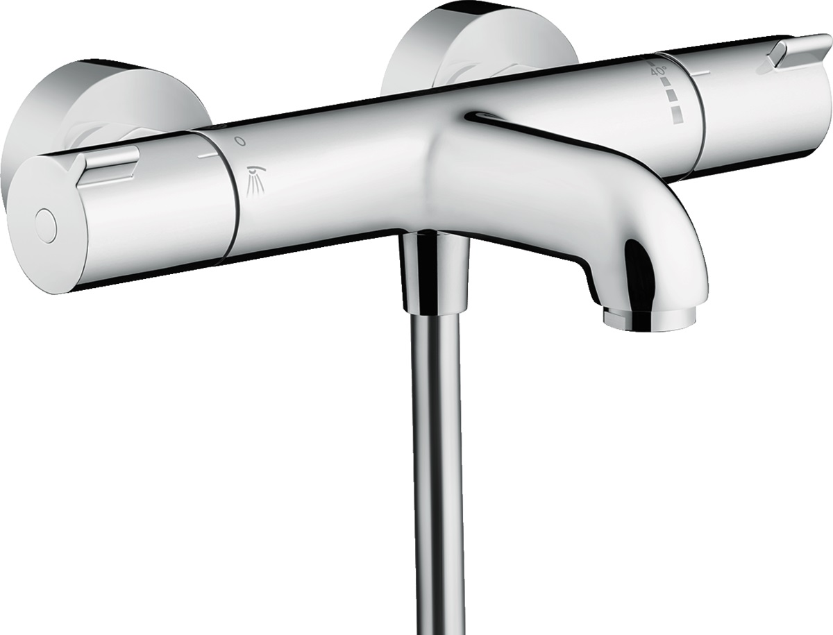 Darmowa Dostawa - Bateria wannowo-prysznicowa ścienna chrom Hansgrohe Ecostat 13201000