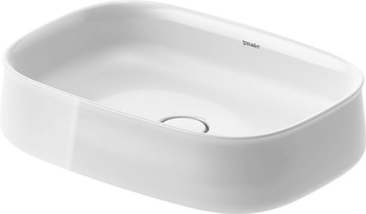 Darmowa Dostawa - Umywalka 55x39 cm owalna nablatowa biała Duravit Zencha 23735500791