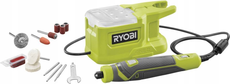 Zestaw Narzędzie Wysokoobrotowe Ryobi One+ z 15 akcesoriami 1 szt.