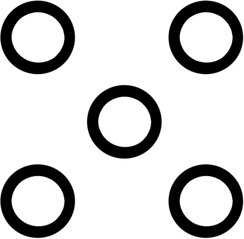 Uszczelka 1/2" 5 sztuk blister