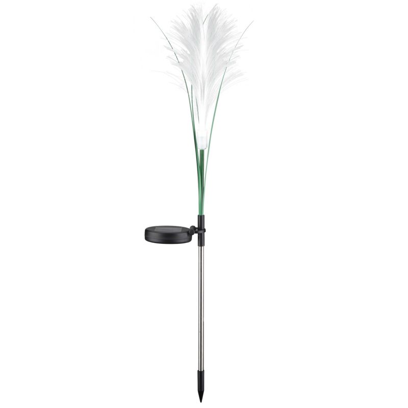 Lampa Solarna Goldlux Grass 6 x LED biało-zielona