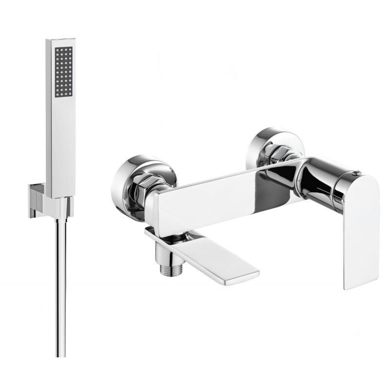 Bateria wannowa z zestawem prysznicowym Mexen Zero chrom 7113R02-00 1 szt.
