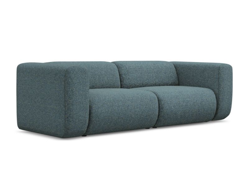 3-osobowa kanapa modułowa Makamii Ekahi z tkaniny strukturalnej 228x89 cm jeans 1 szt.