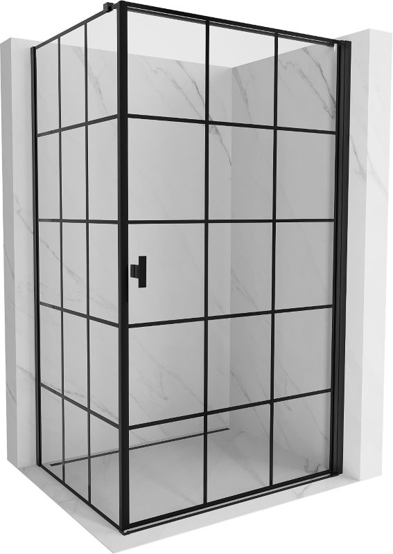 Kabina prysznicowa Mexen Mist-B czarna 80x75 cm - 8A2T-080-075-70-77-P 1 szt.