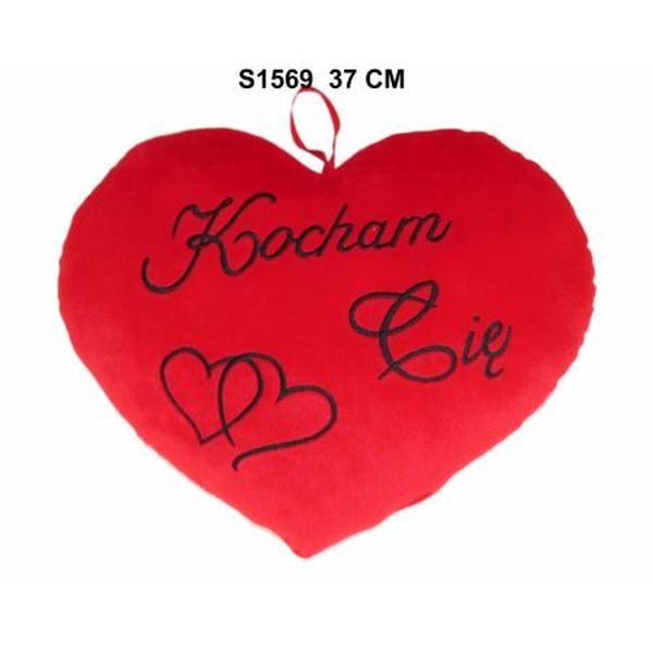 SERCE 1 ASST 'KOCHAM CIE' 37CM 159106 WS