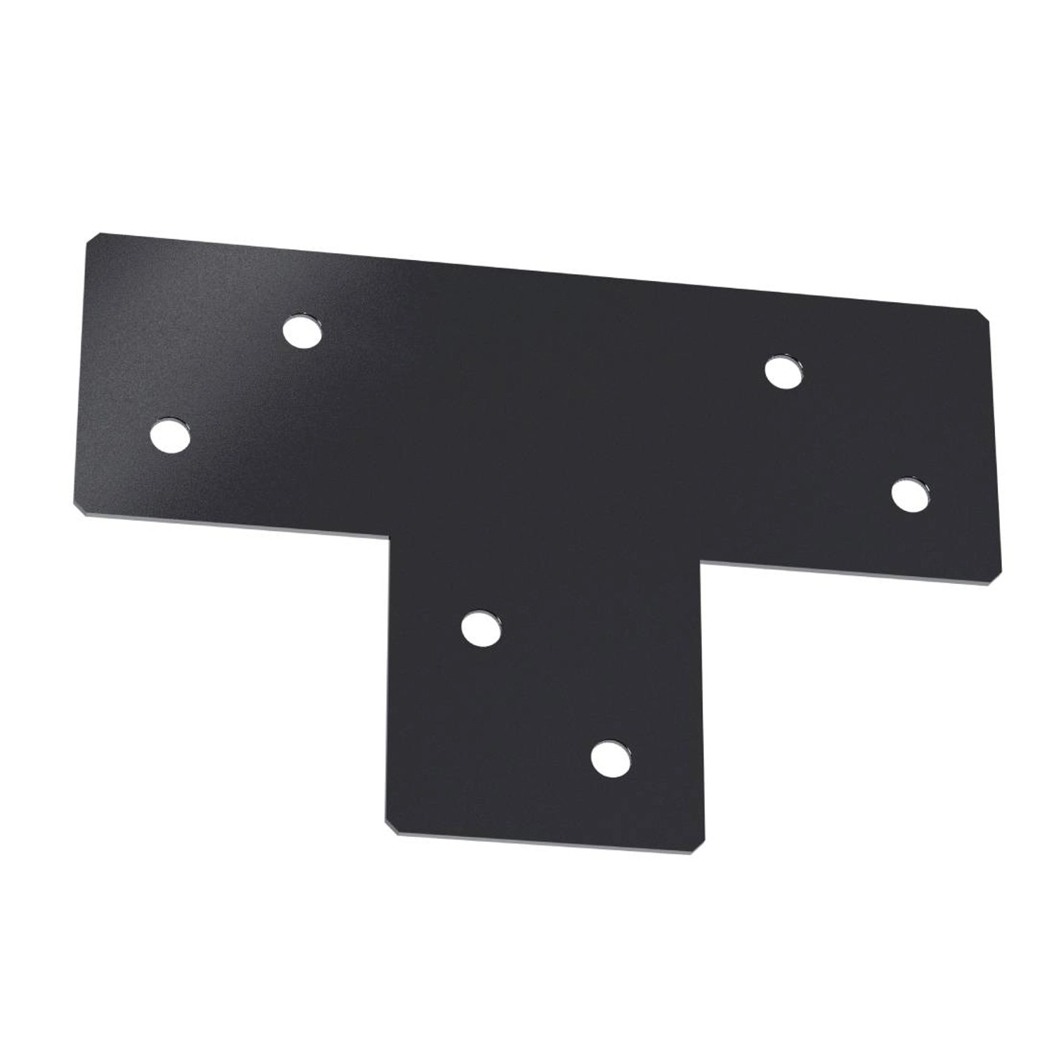Łącznik płaski typu T 170x256 mm czarny