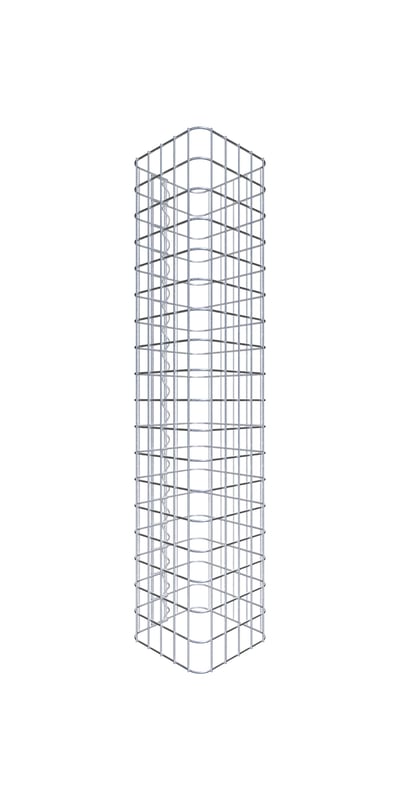 Kolumna gabionowa 27 x 27 cm MW 5 x 5 cm kwadratowa - Wysokość: 0,90 m