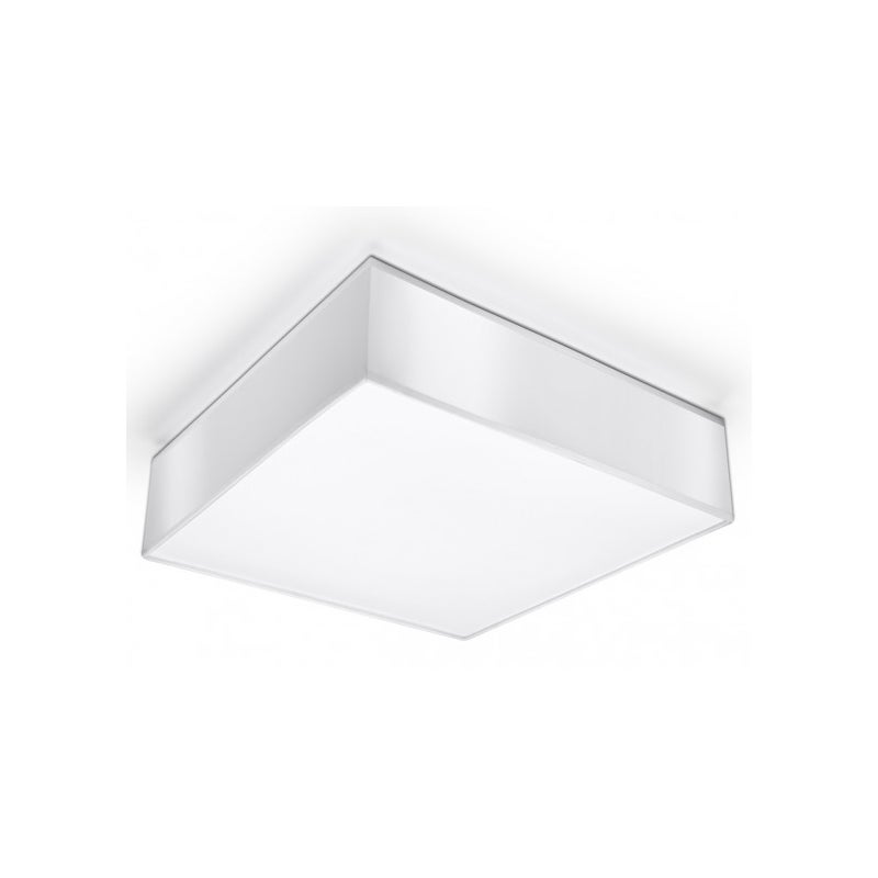 Plafon HORUS 35 biały, minimalistyczny - 35x35x11cm Sollux