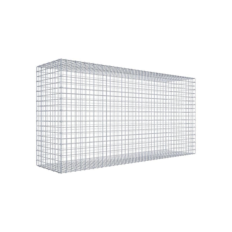 Gabion 200 cm x 100 cm x 50 cm (dł. x wys. x gł.), rozmiar oczka 5 cm x 5 cm, pierścień typu C