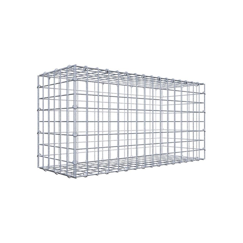 Gabion 80 cm x 40 cm x 30 cm (dł. x wys. x gł.), rozmiar oczka 5 cm x 5 cm, pierścień typu C