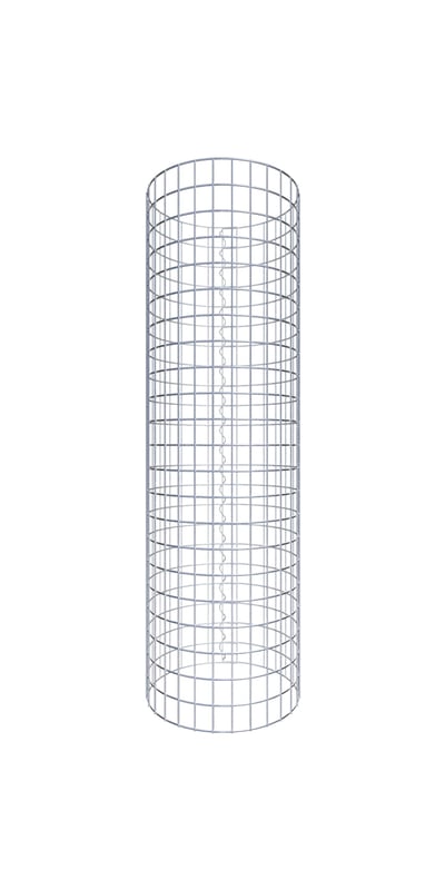 Kolumna gabionowa średnica 47 cm MW 5 x 5 cm okrągła - wysokość: 110 cm