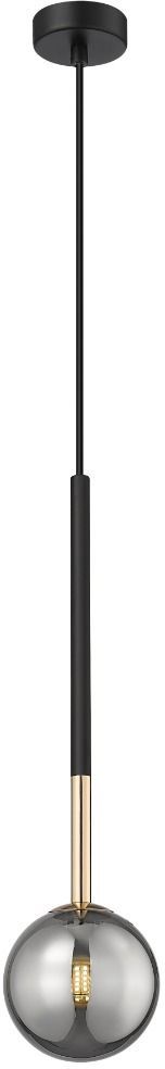 Zuma Line Arcturus lampa wisząca 1x4 W czarna-złota P0574-01F-SDFZ
