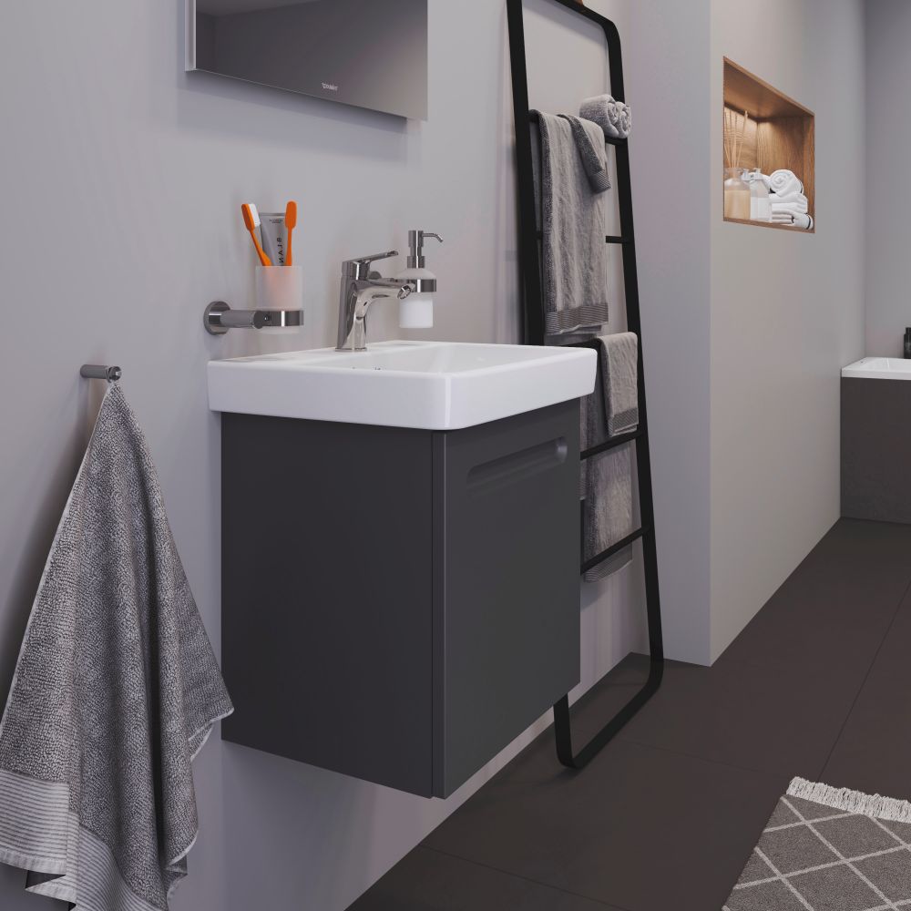 Duravit No.1 szafka 44 cm podumywalkowa wisząca lewa grafit mat N14267L49490000 - Wysyłka w 24h