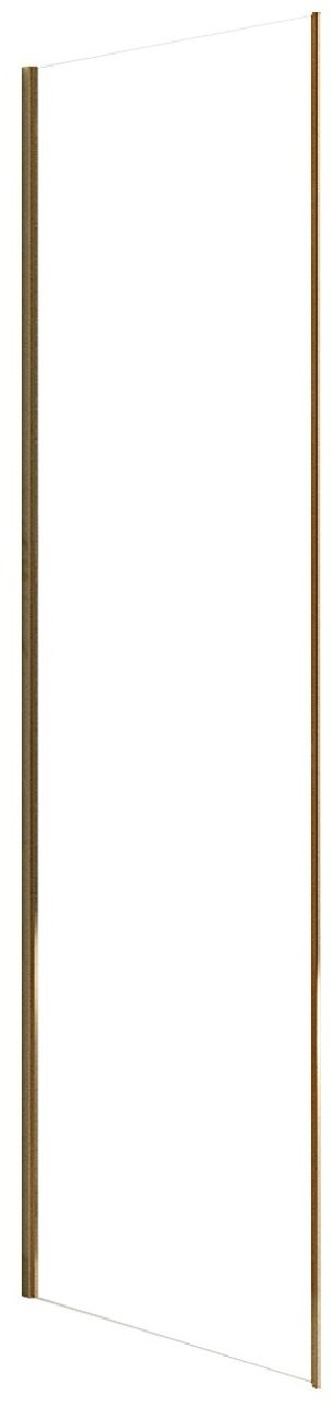 Rea Rapid Gold ścianka prysznicowa 90 cm boczna złoty/szkło przezroczyste REA-K5624