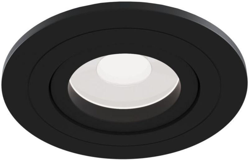 Maytoni Atom lampa do zabudowy 1x50W czarna DL023-2-01B
