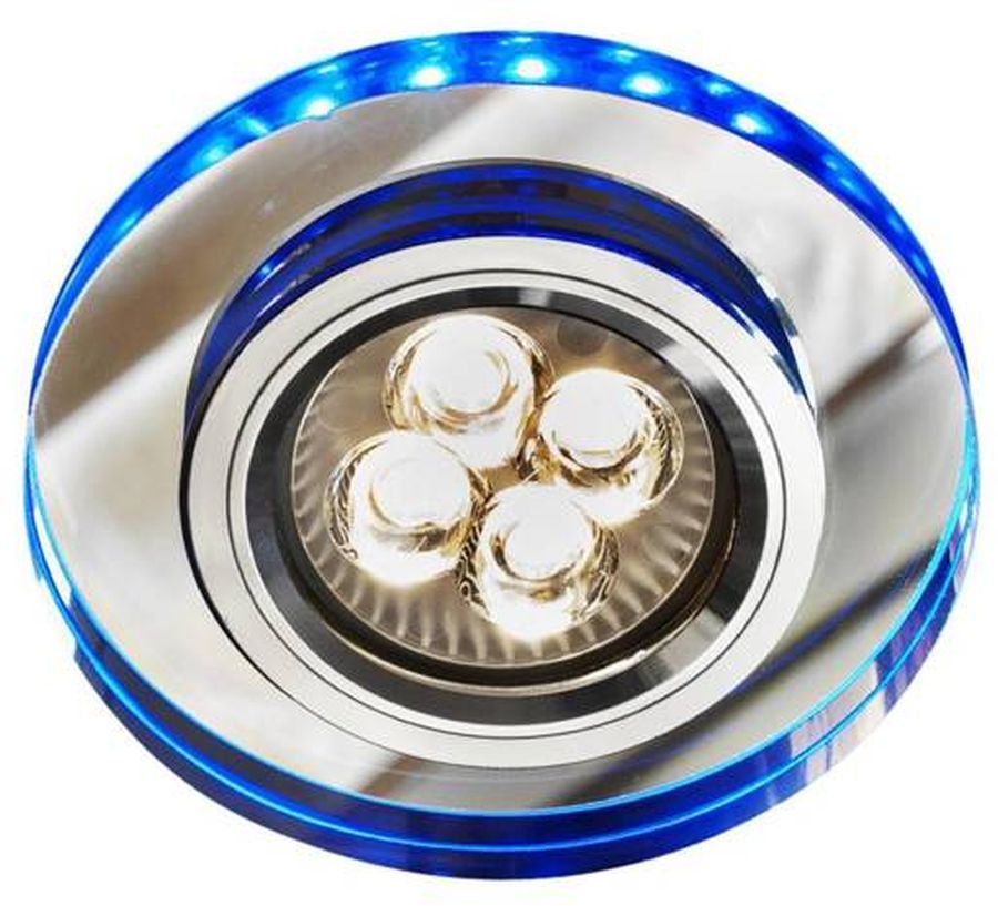 Candellux lampa do zabudowy 1x50W + 1x2,1W LED przezroczysty/chrom 2226965