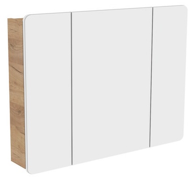Comad Aruba szafka 100x16x75 cm z lustrem dąb ARUBA 845