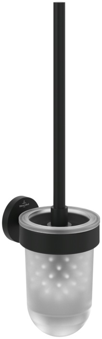 Villeroy & Boch Elements Tender szczotka toaletowa ścienna czarna TVA151016000K5