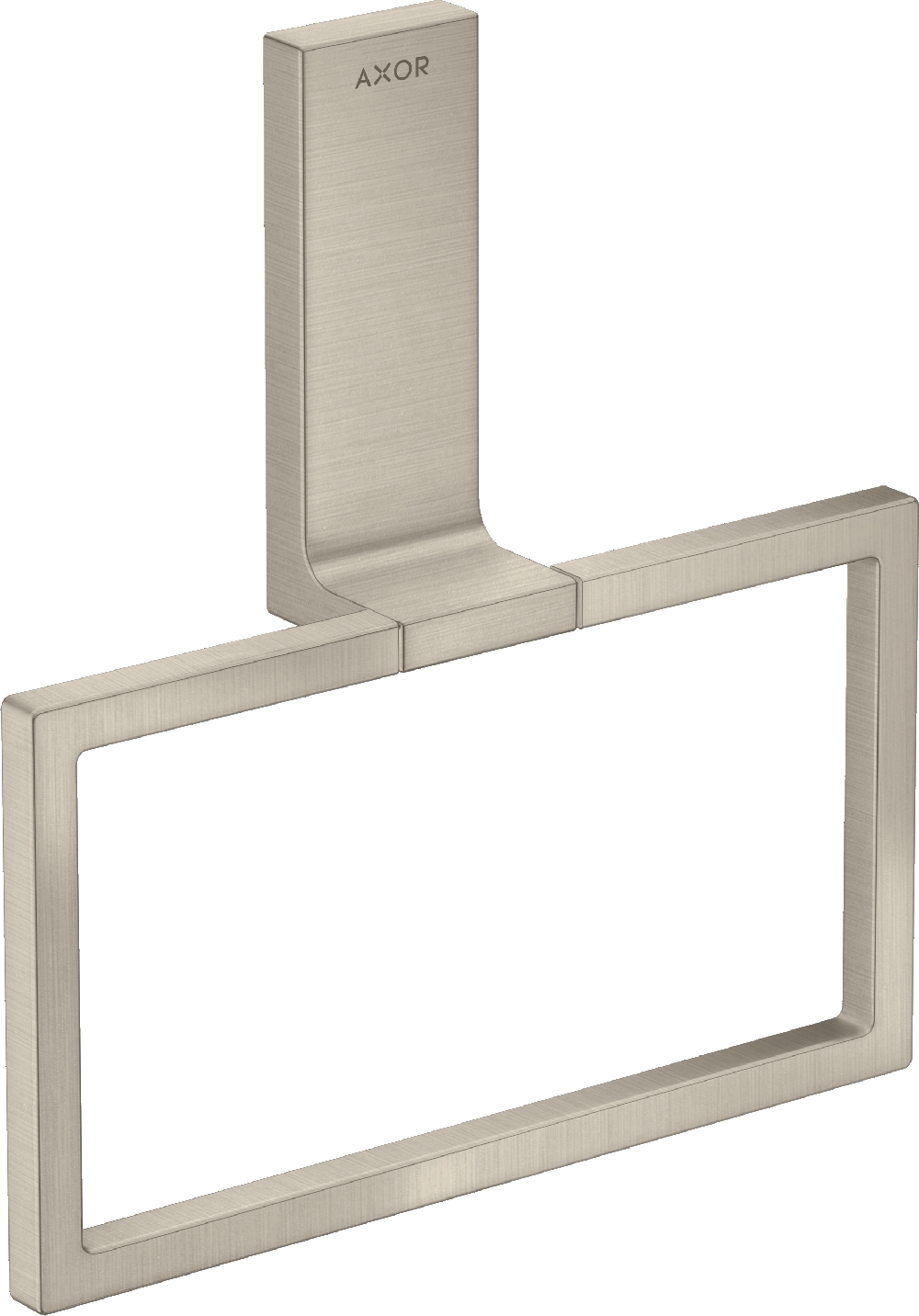 Axor Universal Rectangular wieszak na ręcznik nikiel szczotkowany 42623820