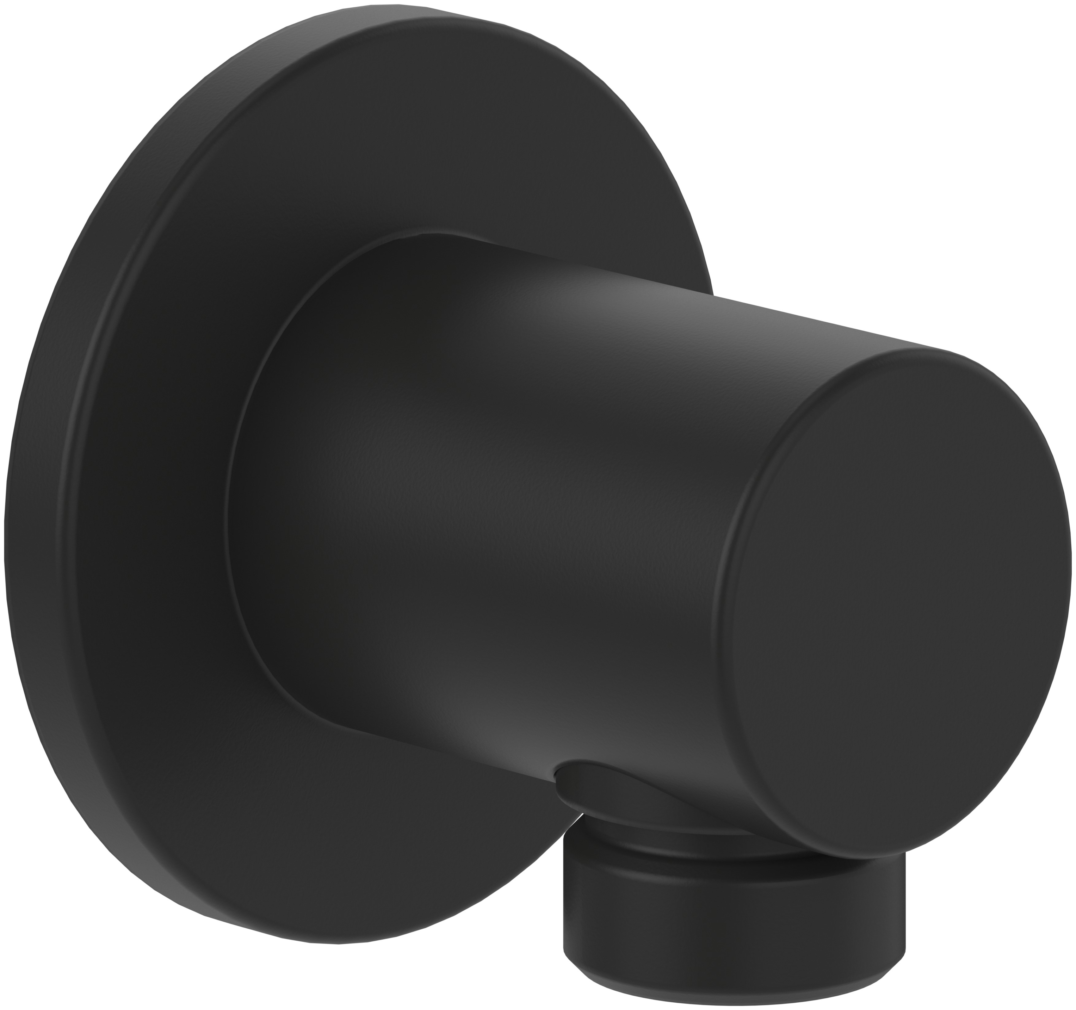 Villeroy & Boch Universal Showers przyłącze kątowe czarny mat TVC000456000K5