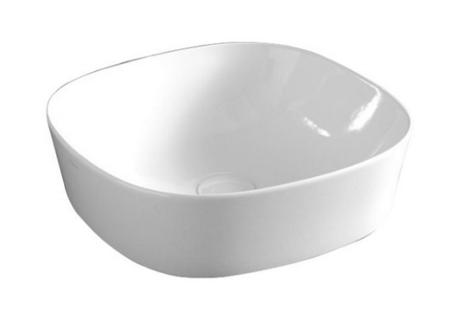 Art Ceram Ghost umywalka 42 cm nablatowa okrągła biała GHL00101;00