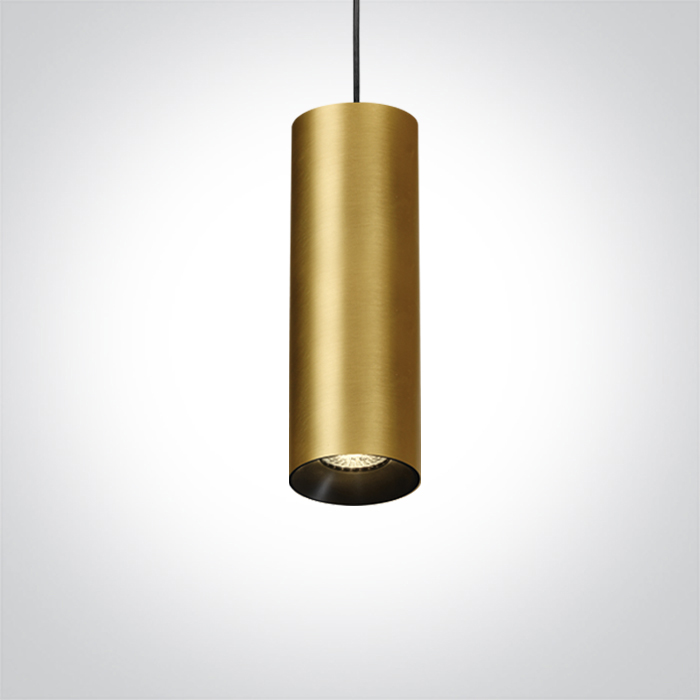 One Light Kallifoni lampa wisząca 1x10 W mosiądz szczotkowany 63105M/BBS