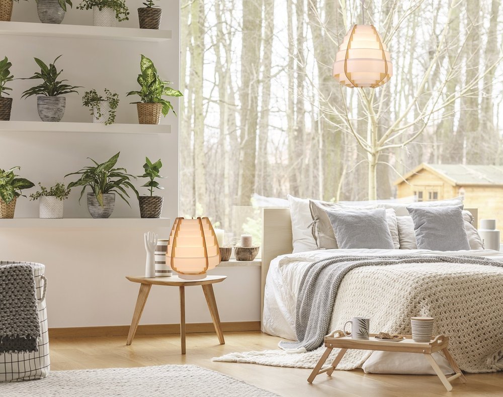 Ledea Nagoja lampa wisząca 1x40W beżowa 50101038