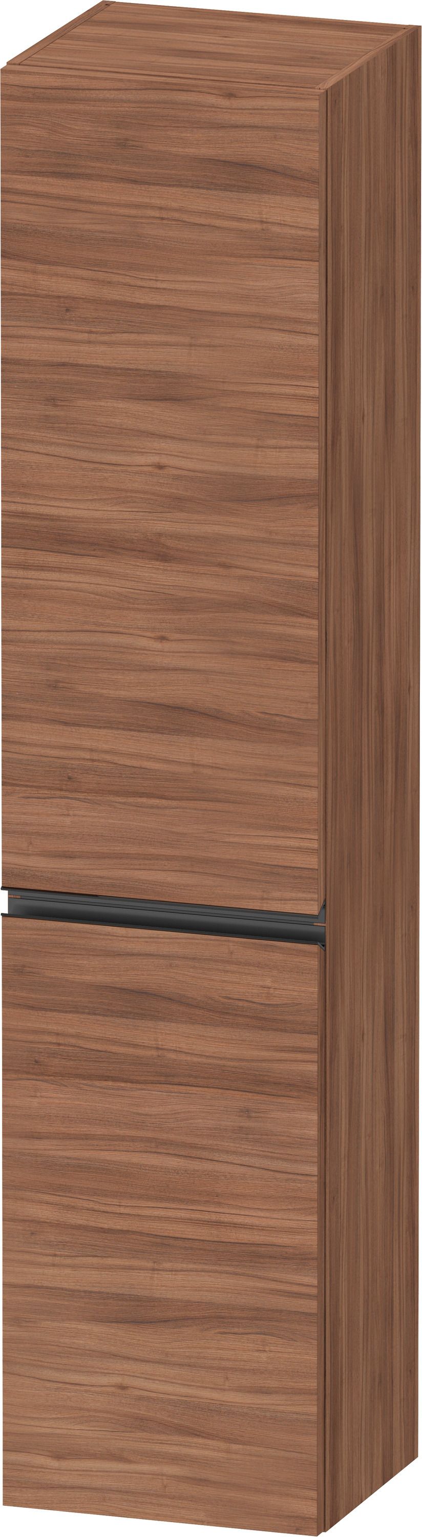 Duravit Sivida szafka 40x37,4x176 cm boczna wisząca czarna-orzech SV1370RBD790000