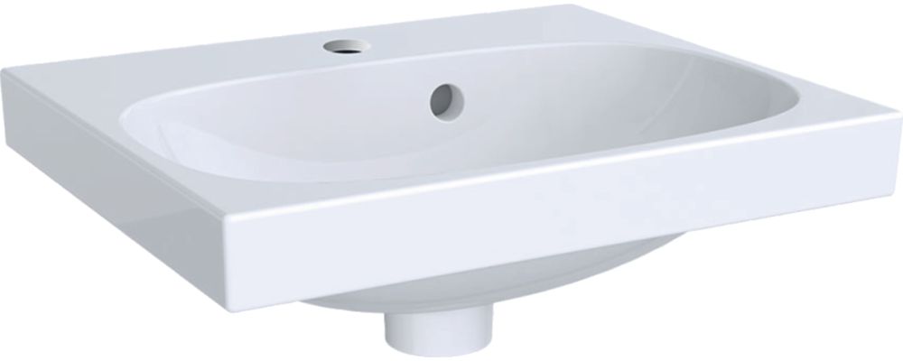 Geberit Acanto umywalka 45x38 cm meblowa prostokątna KeraTect biała 500.636.01.8