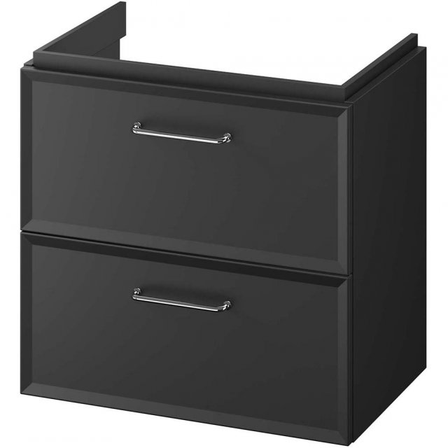 CERSANIT Szafka podumywalkowa MILOS 60 Slim czarny mat S590-100