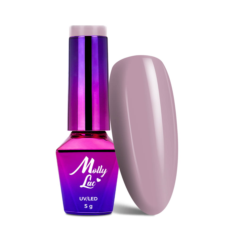 Lakier hybrydowy MollyLac Obsession Rich Lilac 5 g Nr 212