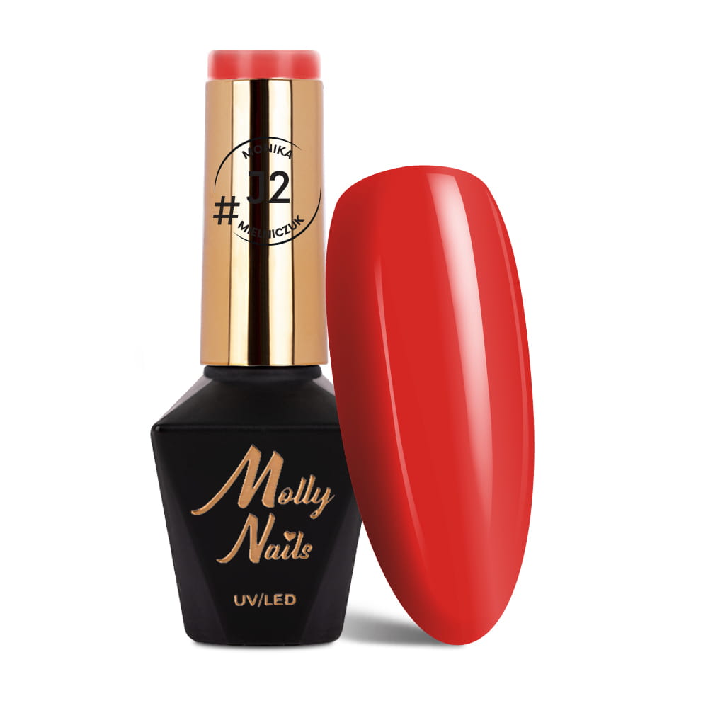 Lakier hybrydowy Molly Nails #Juicy by Monika Mielniczuk HEMA/Di-HEMA free 8g Nr #J2