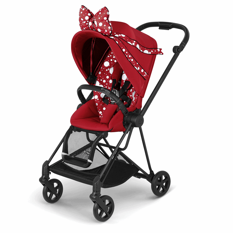 Cybex, Mios 2.0 - wózek spacerowy klasy Premium-Cybex by Jeremy Scott Petticoat-Chrome z czarną rączką