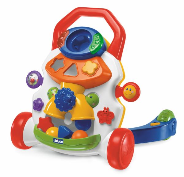 Chicco, Grający pchacz - 65261, 71517-Biały