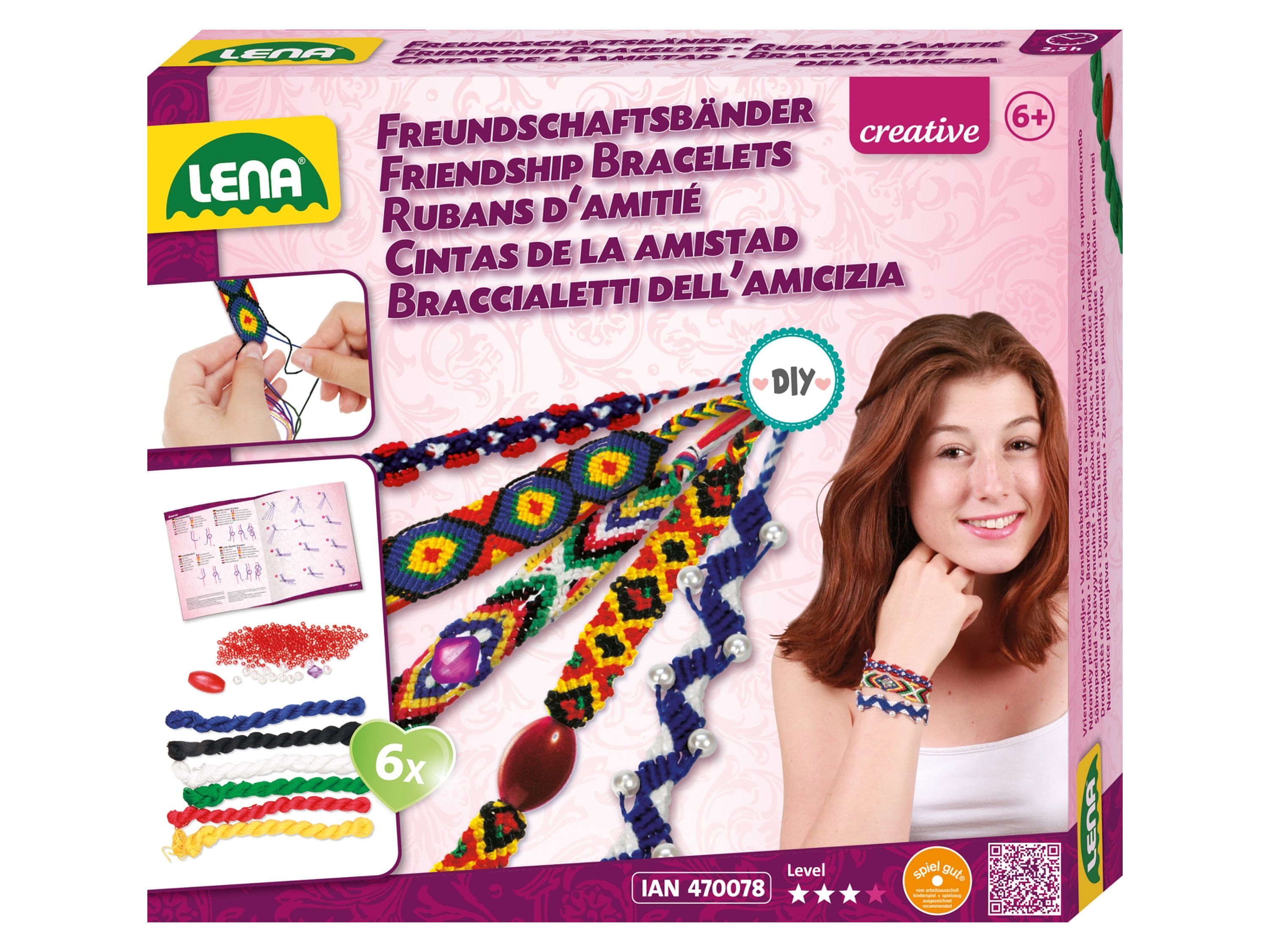Lena Zestaw kreatywny Bransoletki przyjaźni