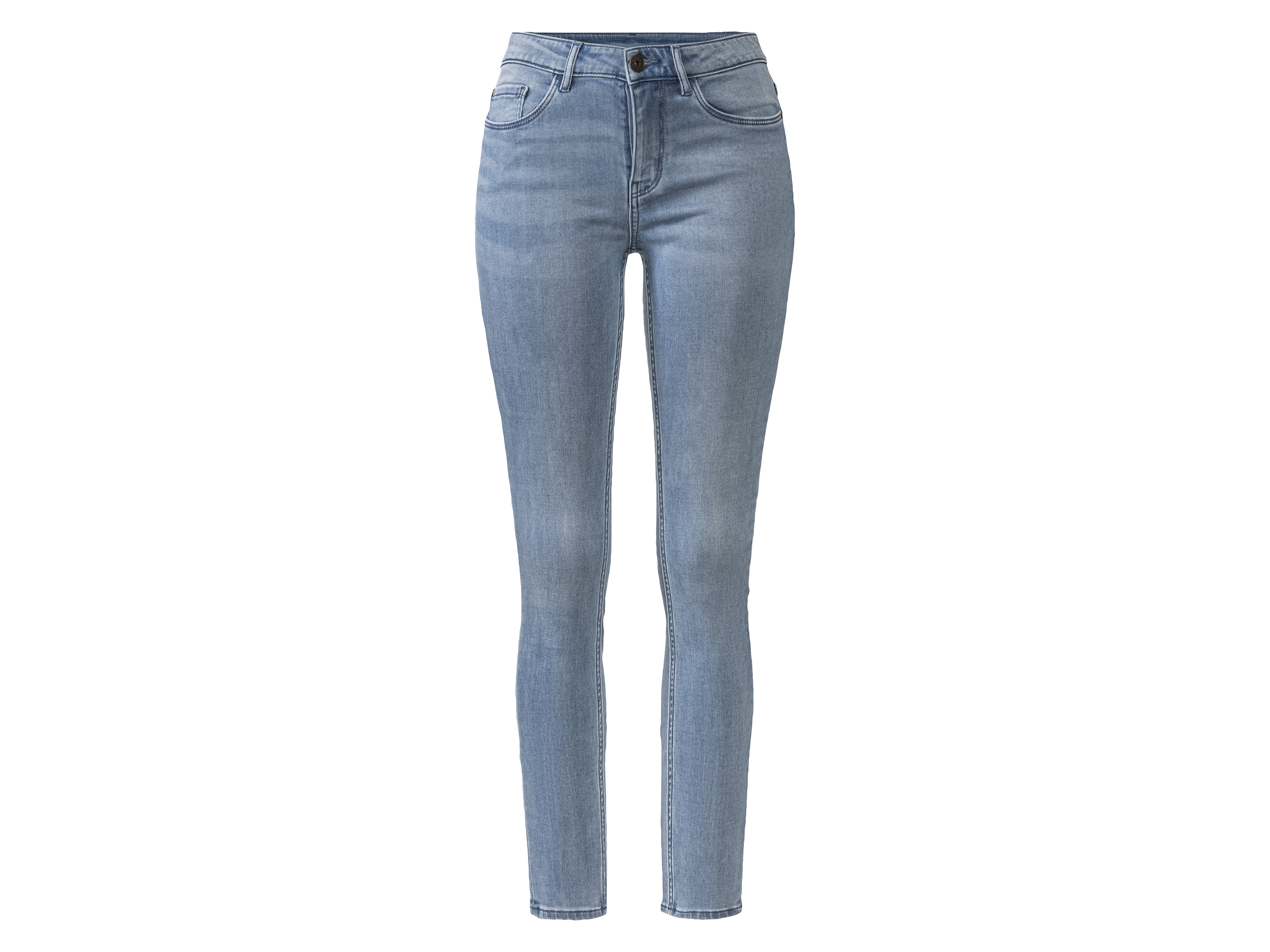 esmara Jeansy letnie damskie Super Skinny Fit 40, Jasnoniebieski