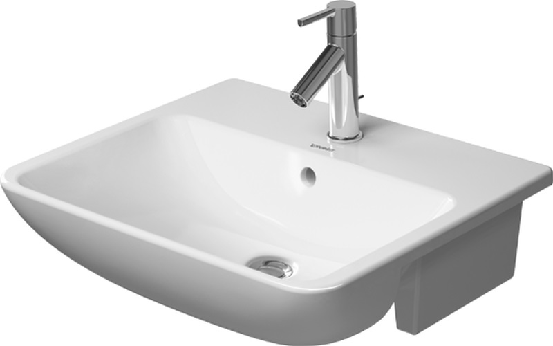 Darmowa Dostawa - Umywalka 55x45.5 cm półokrągła biała Duravit ME by Starck 0378550000