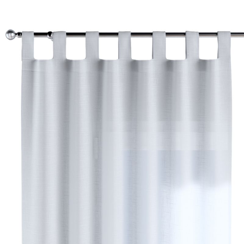 Zasłona na szelkach 1 szt. 130 x 245 cm Dekoria prześwitujący biały 1 szt.