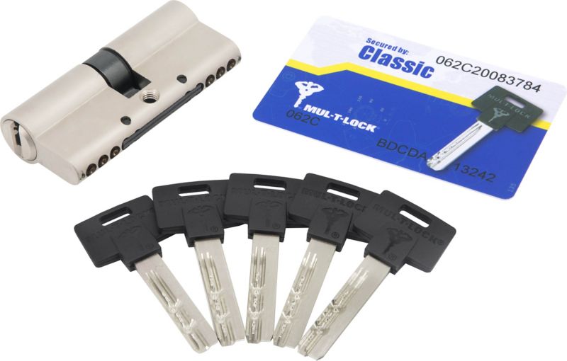 Wkładka Mul-T-Lock Classic 27 x 45 mm satyna