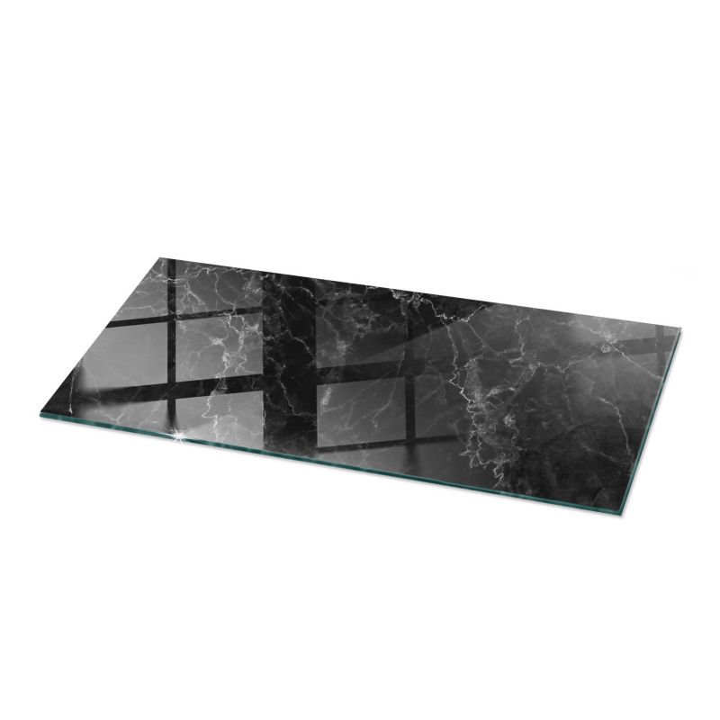 Blat szklany Tulup 125x50 cm Wzór marmurowy z żyłkami 1 szt.