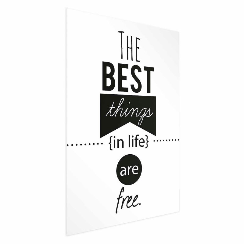 Plakat Artgeist Best things in life 21x30 cm bez ramy 1 szt