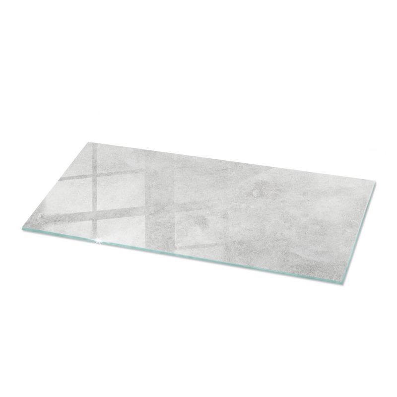 Blat szklany Tulup 125x50 cm Tekstura betonowa z rysami 1 szt.
