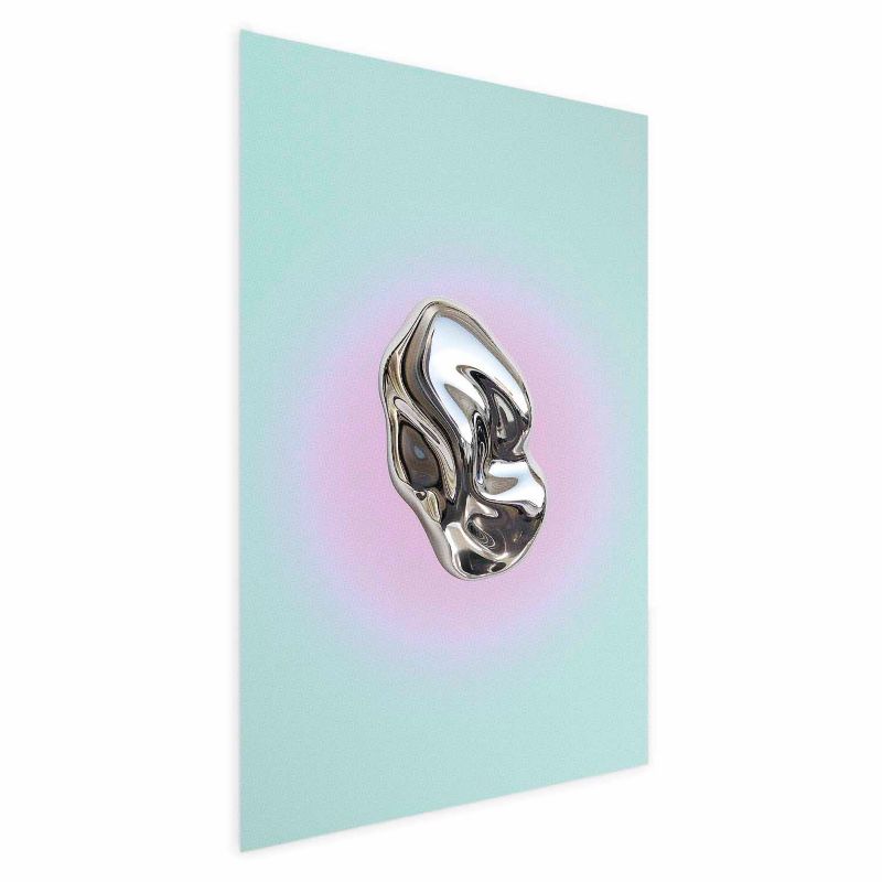 Plakat Artgeist Metaliczna Forma 29,7x42 cm bez ramy 1 szt