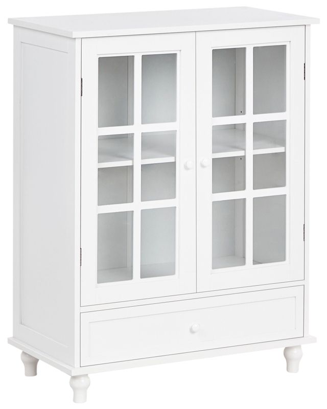 Witryna Carlet Drewno 71 cm 38 cm Biały 1 szt.