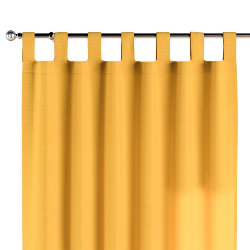 Zasłona na szelkach 1 szt. 130 x 260 cm Dekoria żółty 1 szt.