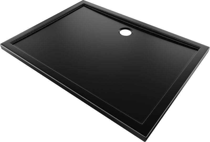 Brodzik prostokątny Mexen Flow czarny 75x110 cm 1 szt.