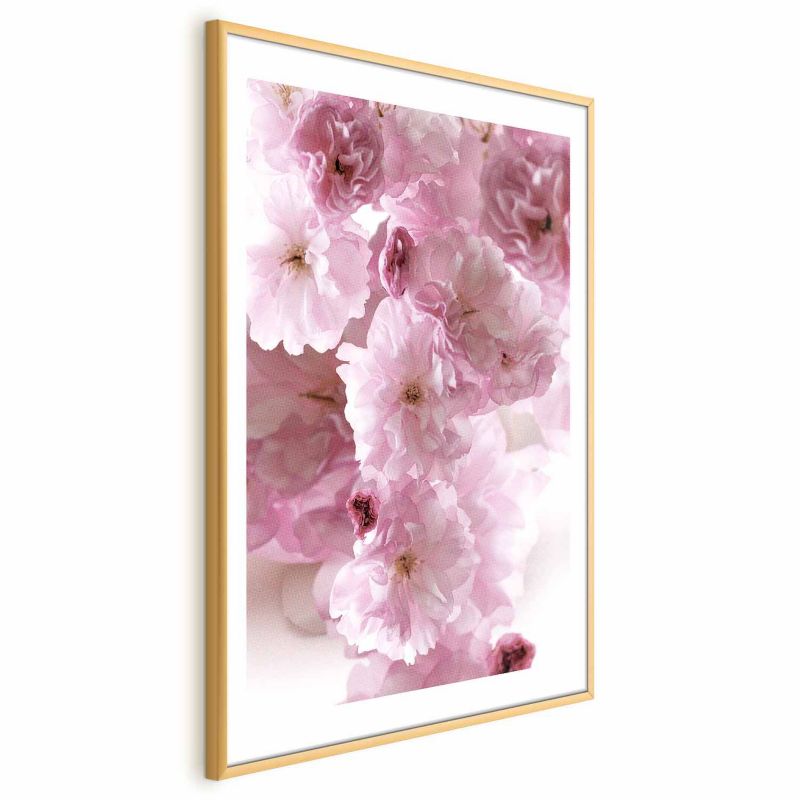 Plakat Artgeist Kwiecista mgła 29,7x42 cm z ramą złotą 1 szt