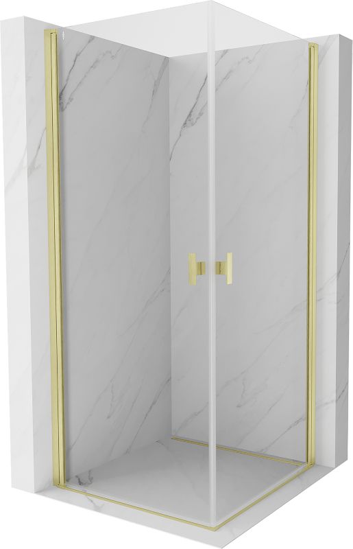 Kabina prysznicowa Mexen Mist-B złota 75x75 cm - 8A2-075-075-55-00 1 szt.