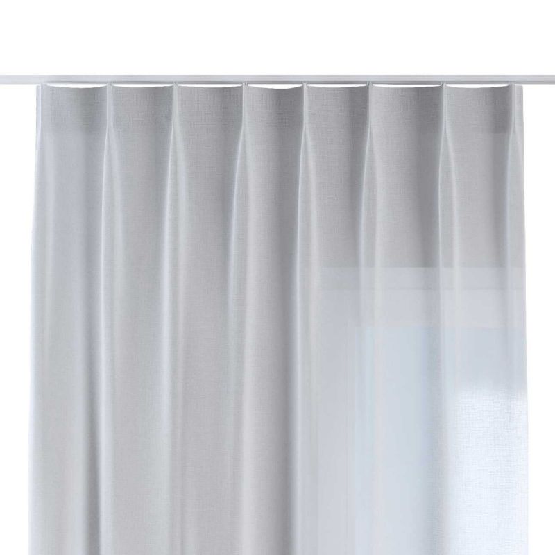 Zasłona na haczykach flex pojedynczych 140 x 260 cm Dekoria prześwitujący, złamana biel 1 szt.